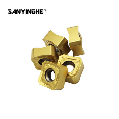 Tungsten Carbide Cnc Machine Tool Insert SNMX1206ANN Cemented High Feed Rate Milling Insert